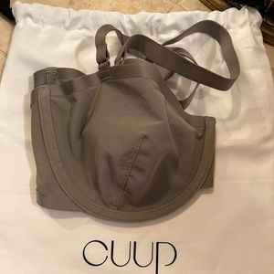 New CUUP Mesh Underwire Bra in Sage 38 C